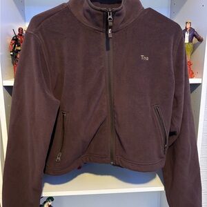 TNA Brown Fleece Jacket